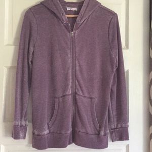 Distressed Purple Hoodie by Grayson Threads size L
